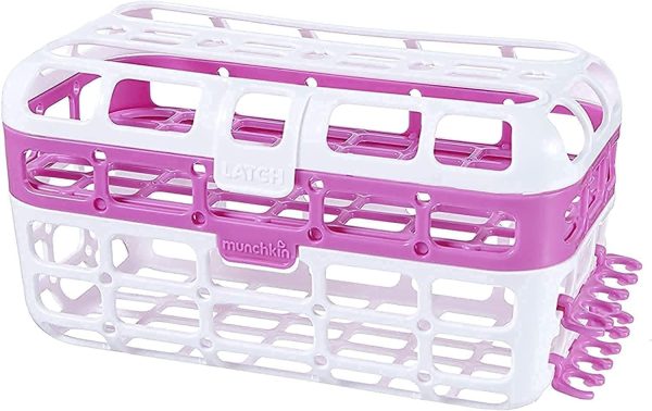 ⁦Munchkin Basket High Capacity Dishwasher Basket, Assorted Colors⁩ - الصورة ⁦3⁩