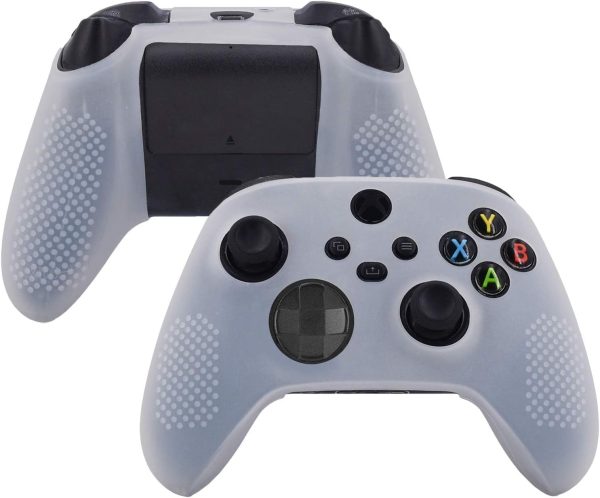 ⁦eWINNER Silicone Gel Controller Cover Skin Protector Kits Compatible with Microsoft Xbox Series X/S Controller Video Games Camouflage cover &8 x PRO Thumb Grip Caps (2Case+8Thumb Grips, Black)⁩ - الصورة ⁦4⁩