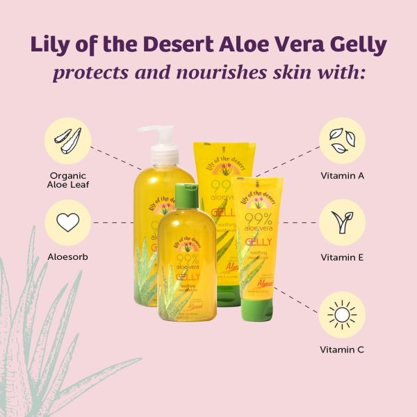 ⁦Lily Of The Desert - Aloe Vera Gelly Tube, 4 fl oz gel⁩ - الصورة ⁦4⁩