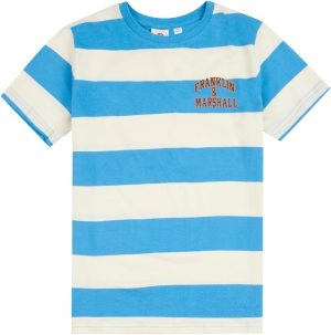 FRANKLIN MARSHALL Boys FMS0574222 Franklin & Marshall Wide Stripe T-Shirt