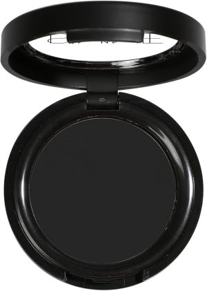 IS'MINE Single Black Matte Eyeshadow Powder Palette High Pigment, Longwear, Intense Color Best Black Eyeshadow