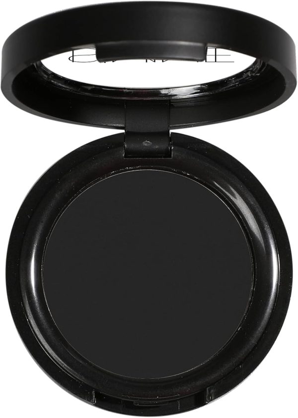 IS'MINE Single Black Matte Eyeshadow Powder Palette High Pigment, Longwear, Intense Color Best Black Eyeshadow
