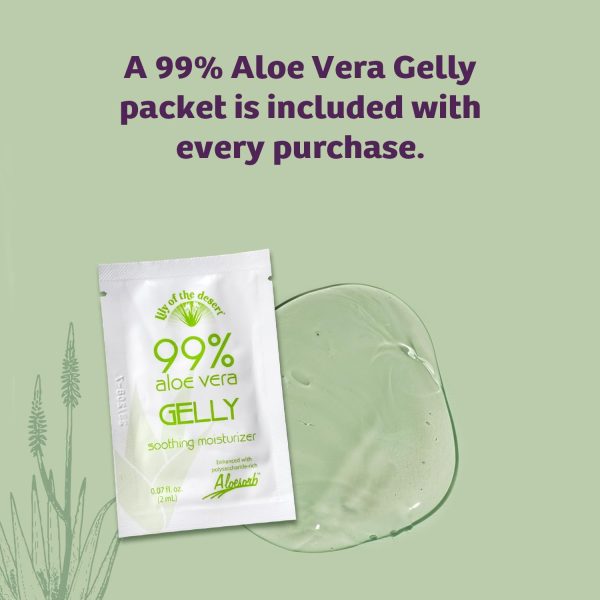 ⁦Lily of the Desert Aloe Vera Gelly Soothing Moisturizer - 4 oz⁩ - الصورة ⁦2⁩