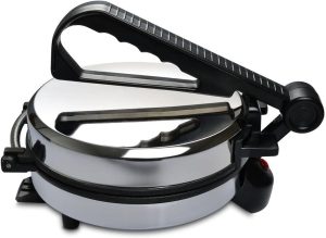 Non-Stick Electric Tortilla Maker - with Adjustable Switch and Indicator Light for Easy and Fast Preparation