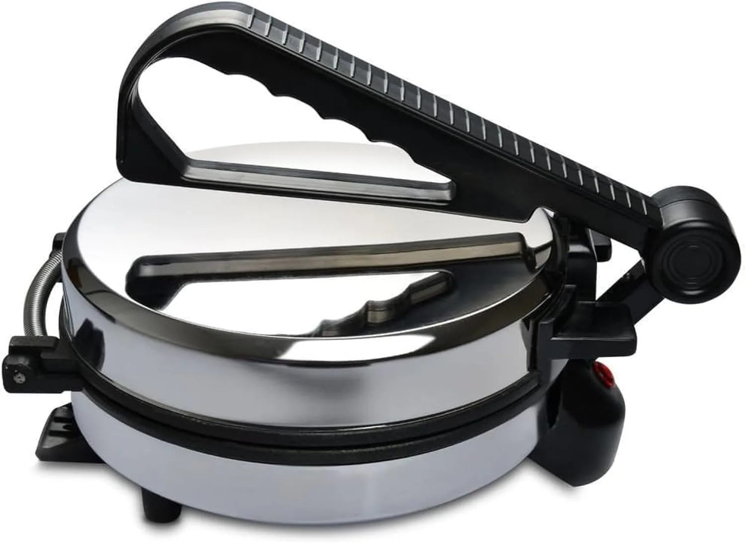 Non-Stick Electric Tortilla Maker - with Adjustable Switch and Indicator Light for Easy and Fast Preparation