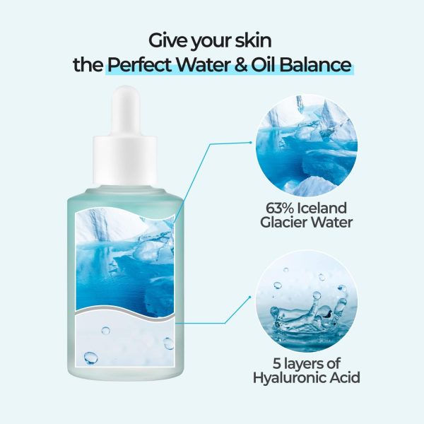 ⁦numbuzin No.6 Deep Sleep Mask Serum | Iceland Glacier Water Serum for Instant and Long-lasting Hydration with Hyaluronic Acid & Niacinamide | Korean Skin Care for Dry Skin | 1.69 Fl Oz⁩ - الصورة ⁦5⁩