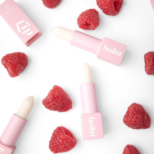 ⁦Siella Beauty Nourishing Lip Balm with Vitamin E & Raspberry, Made In Italy⁩ - الصورة ⁦4⁩