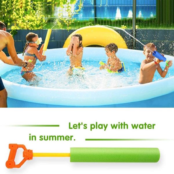 ⁦Excefore Water Guns for Kids, Pool Foam Blaster Squirt Guns 3 Pack - Lightweight, Noodle Design, 38ft Range for Outdoor Summer Beach Swimming Pool Party Garden Water Games Toys Gift for Boys Girls⁩ - الصورة ⁦2⁩