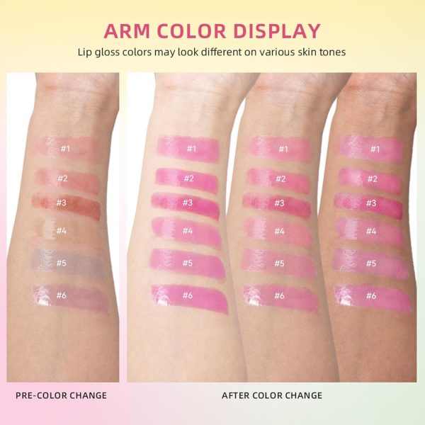⁦NALACAL 2 Pack Juicy Lip Balm Shift - Fruit Flavored Moisturizing and Glossy Lip Care, Lip Plumper, Tint, Balm, Lip Gloss Cute, Glow, Korean, Moisturizing Hydrating Lip Balm, For Women Girls⁩ - الصورة ⁦6⁩
