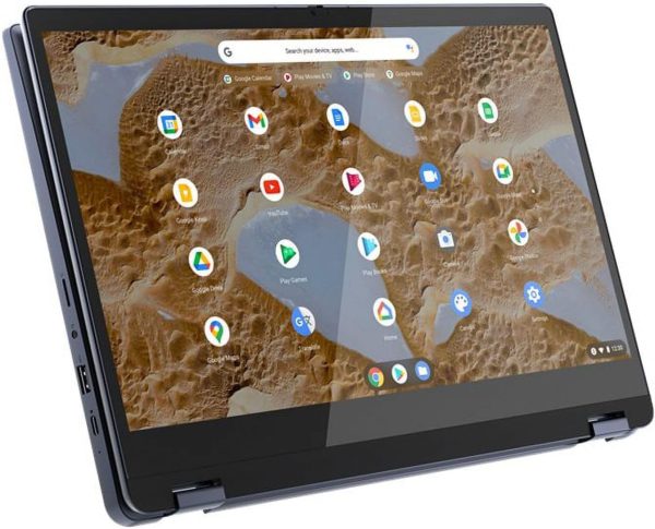 ⁦Lenovo Ideapad Flex 3i Chromebook 2-in-1 Laptop (15.6" FHD Touchscreen, Intel Pentium N6000, 8GB RAM, 256GB Storage (128GB eMMC+128GB IST SD Card)), Student & School, Webcam, NFC, Wi-Fi 6, Chrome OS⁩ - الصورة ⁦8⁩