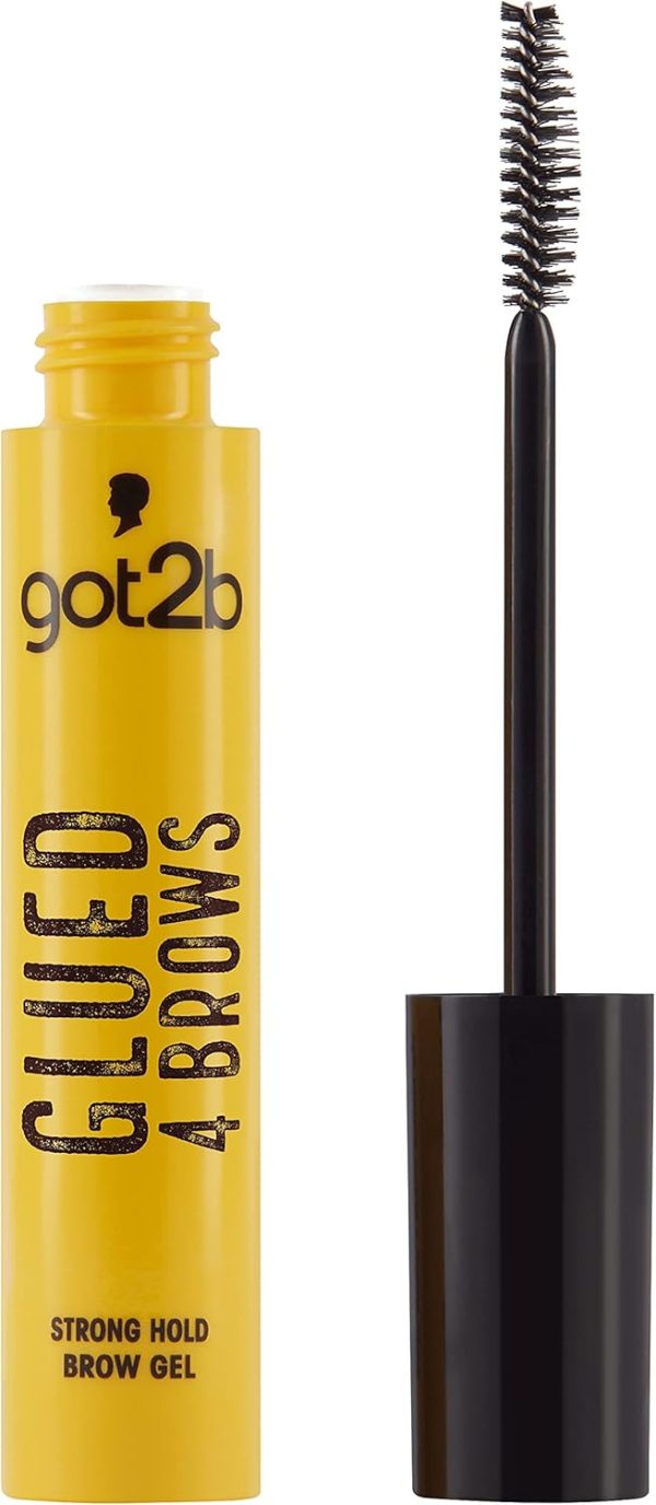 ⁦got2b Eyebrow Gel Glued 4 Brows, Transparent and Long-Lasting Eyebrow Mascara Shapes Brows, Eyebrow Gel with Vegan Formula, 16 ml⁩ - الصورة ⁦2⁩