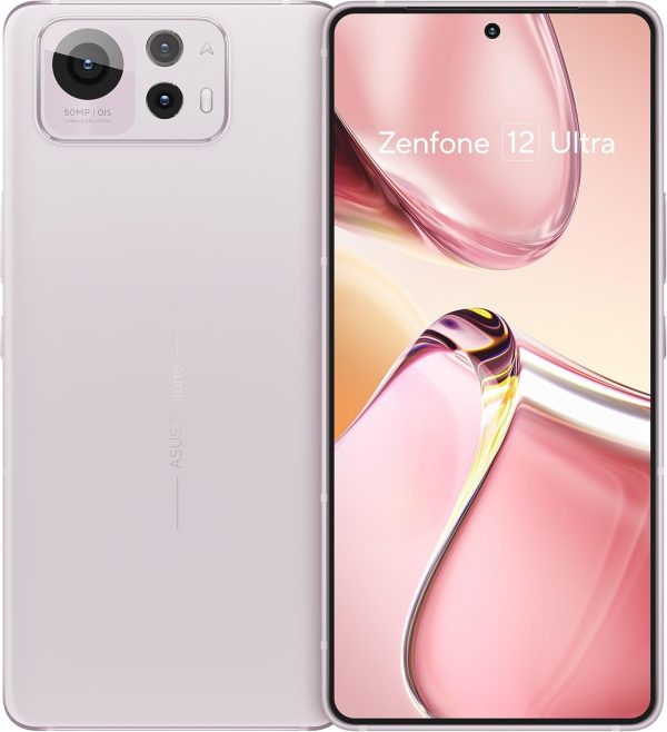 Asus Zenfone 12 Ultra DUAL-SIM 512GB ROM + 16GB RAM (GSM only | No CDMA) Factory Unlocked 5G SmartPhone (Sakura White) - International Version