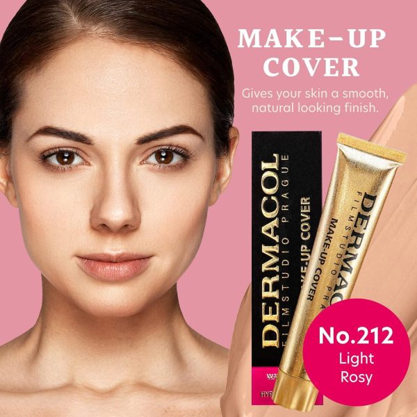 ⁦Dermacol make-up Cover 212 waterproof 30 g⁩ - الصورة ⁦2⁩
