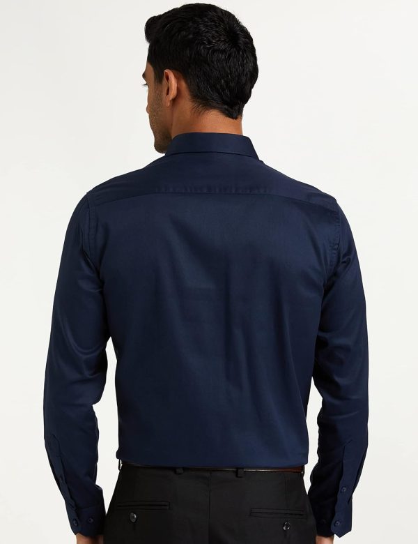 ⁦Diverse Men's Formal Shirt (8903905011992_Dvf01F2L01-126_40_Navy)⁩ - الصورة ⁦3⁩