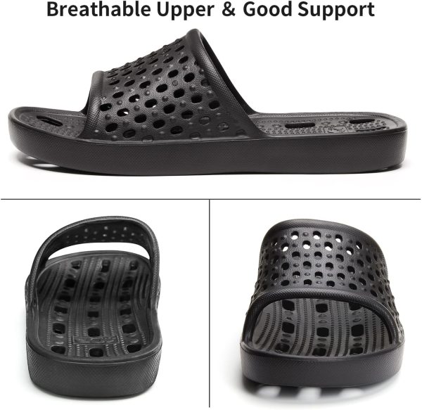 ⁦Xomiboe Shower Shoes Quick Drying Non-Slip Comfortable Men Women House Slippers⁩ - الصورة ⁦5⁩