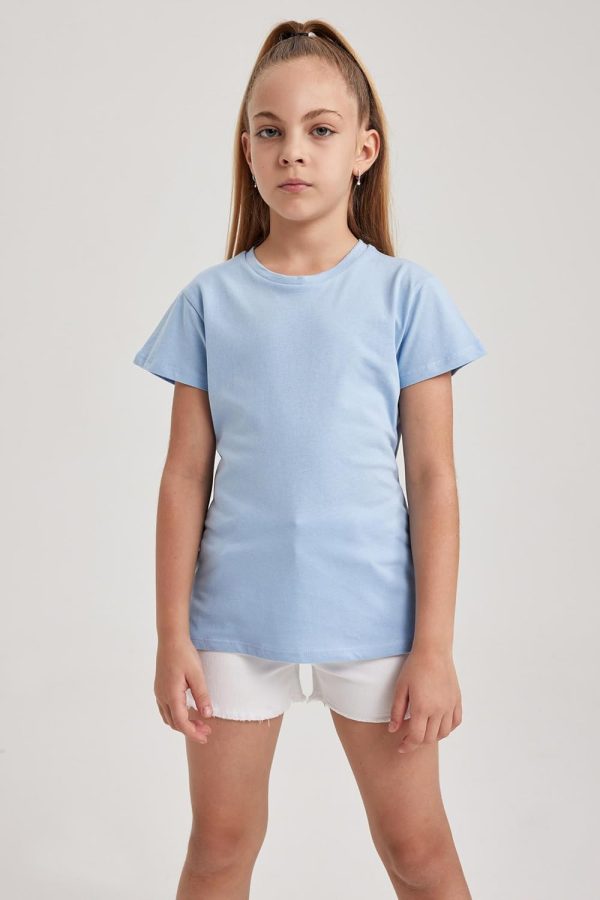 ⁦DeFacto Girl's B0672a8 T-Shirt⁩ - الصورة ⁦2⁩