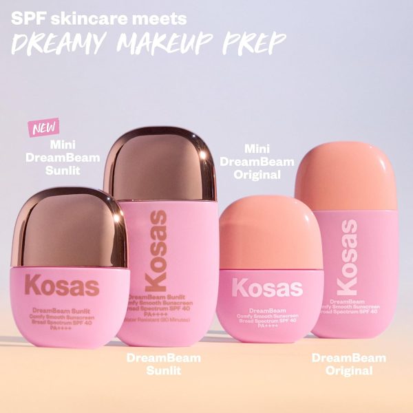⁦Kosas DreamBeam SPF 40 PA++++ Mineral Sunscreen - Sunlit (Golden Glow)⁩ - الصورة ⁦9⁩