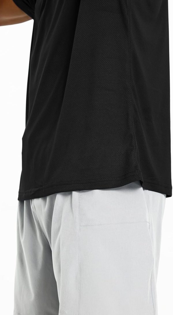 ⁦TLRUN Men's Ultra Lightweight Running Shirts, Dry Fit Marathon Top Tee, Cool Short Sleeve Athletic T-Shirts⁩ - الصورة ⁦5⁩