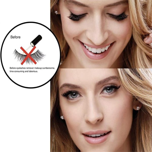 ⁦X Spring Magnetic Eyelashes - Natural Look, Reusable, No Glue, Waterproof False Lashes Without Eyeliner - Applicator Included⁩ - الصورة ⁦6⁩