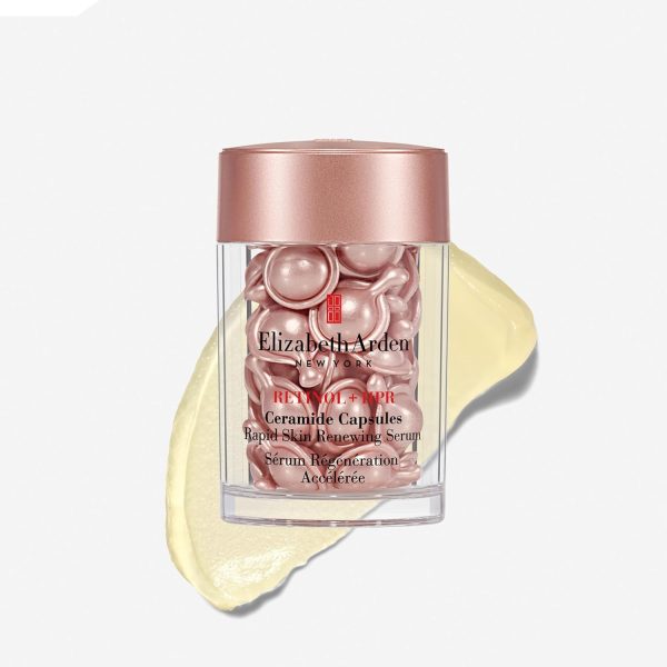 ⁦Elizabeth Arden Retinol + HPR Ceramide Capsules, Anti-Aging Skin Renewing Serum, Skincare Gift for Women, Reduces Fine Lines & Wrinkles⁩ - الصورة ⁦2⁩