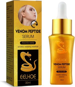 Snake Peptide Facial Serum (30ml), Advanced Anti-Wrinkle & Anti-Aging Serum – Boosts Collagen, Restores Skin Elasticity – Lifting, Firming, and Tightening for Smoother Skin