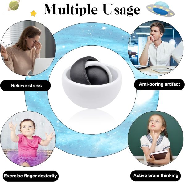 ⁦Fidget Toy for Adults,Sensory Toys for Kids, Gift Ideas for Boys Girls Teens Kids, ADHD Autism Stress Relief Quiet Finger Toy Hand Fidget Spinner for Man⁩ - الصورة ⁦3⁩