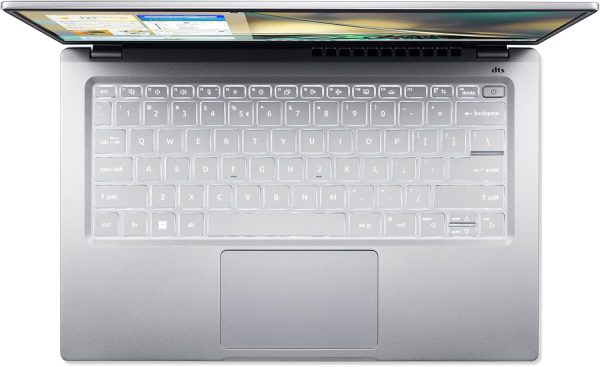 ⁦Acer Swift 3 Intel Evo Thin & Light Laptop | 14" QHD 100% sRGB | Intel Core i7-1260P | Intel Iris Xe Graphics | 16GB LPDDR4X | 512GB SSD | Killer Wi-Fi 6E AX1675 | Windows 11 Home | SF314-512-78JG⁩ - الصورة ⁦14⁩