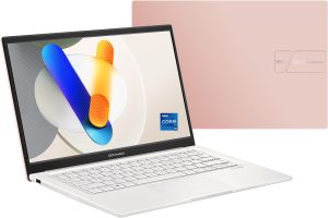 Asus VivoBook Laptop X1404VA-NK548W, Intel Core i5 1335U,8GB RAM DDR4, 512GB SSD, Screen 14.0" FHD, Support Num Pad, Berry Pink, Plastic, WIN 11, 2Y Int'l Warranty