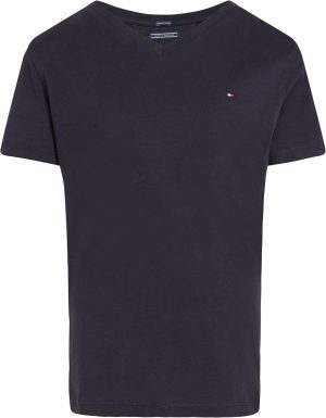 Tommy Hilfiger Boy's Basic Vn Short Sleeves S/S Knit Tops