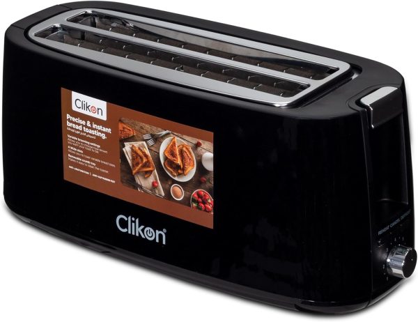 ⁦CLIKON 4 SLICE COOL TOUCH TOASTER 1200W-1400W⁩ - الصورة ⁦2⁩