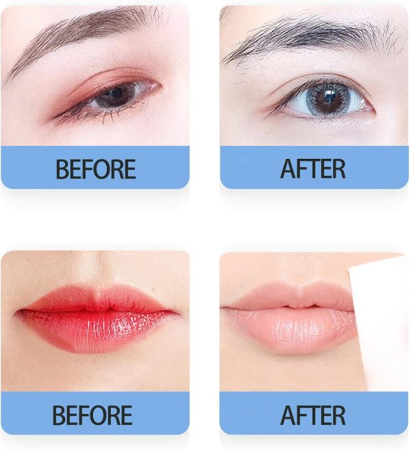 ⁦Makeup Remover Wipes for Face, Soft & Gentle Cleansing Wipes Individually Wrapped for Travel, Hotels, Gym, and Bulk Use, Avocado Formula, 50 Packs⁩ - الصورة ⁦4⁩
