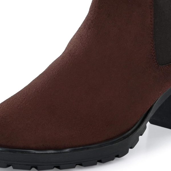 ⁦Burwood Women's Suede Chelsea Boot⁩ - الصورة ⁦7⁩