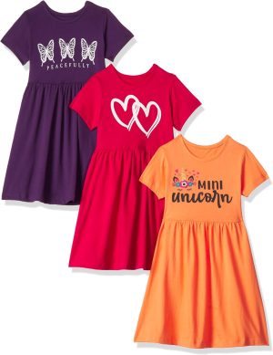 T2F girls Girls Casual dress-DRZ3P04 Casual Dress (pack of 3)