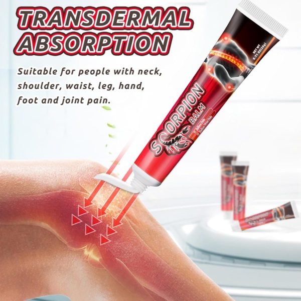 ⁦JDLYEVER Joint Balm 20g - Effective Relief for Knee, Lower Back, Shoulder, Neck, and Muscle Pain - Soothing Massage Cream for Joint Care - Natural Ingredients for Rapid Pain Relief - Reduces Stiffness⁩ - الصورة ⁦2⁩