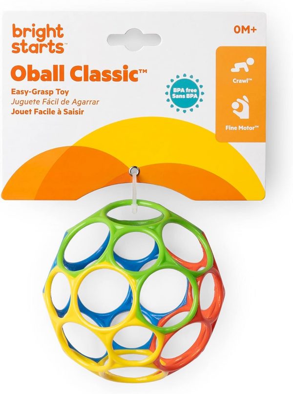 ⁦Bright Starts Oball Classic Easy-Grasp Toy⁩ - الصورة ⁦4⁩