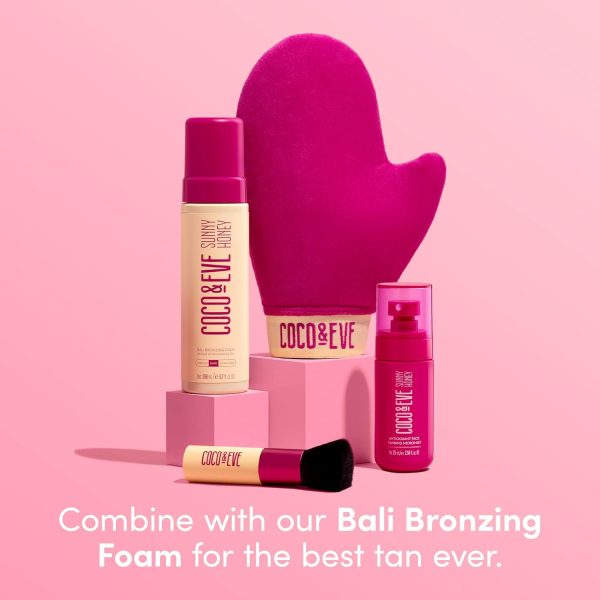 ⁦Coco & Eve Antioxidant Face Tanning Micromist. Sunless Self Tanning Face Mist with Antioxidants to Boost Hydration. Quick, Flawless, Streak Free Face Tan. (2.54 fl oz) / (75ml)⁩ - الصورة ⁦8⁩