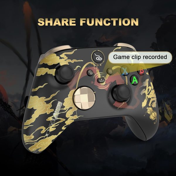 ⁦(Required Upgrade) DYONDER Wireless Controller 2.4GHZ Compatible with Xbox One X/S,Xbox Series X/S,PC Windows 7/8/10 Controller,Wireless Gamepad with Share Button/3.5mm Headphone Jack NO Battery⁩ - الصورة ⁦5⁩