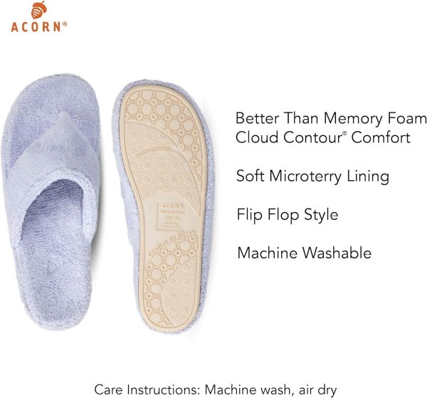 ⁦Acorn Women's Spa Thong with Premium Memory Foam⁩ - الصورة ⁦2⁩