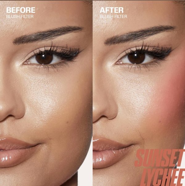 ⁦Huda Beauty Blush Filter Liquid Blush, Sunset Lychee, 4.5ml⁩ - الصورة ⁦2⁩