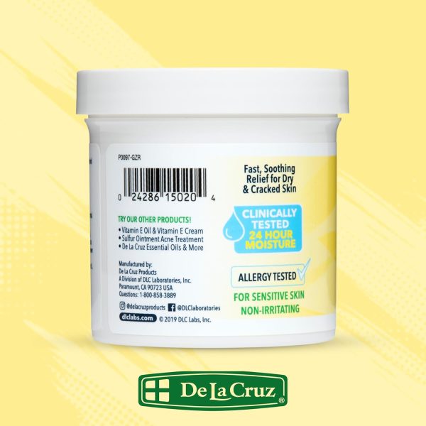 ⁦De La Cruz Arnica Salve, Foot Cream for Dry and Cracked Feet and Moisturizing Hand Lotion for Dry Hands, 24 Hour Moisture for Dry and Rough Skin - JUMBO SIZE 5.5 OZ⁩ - الصورة ⁦7⁩