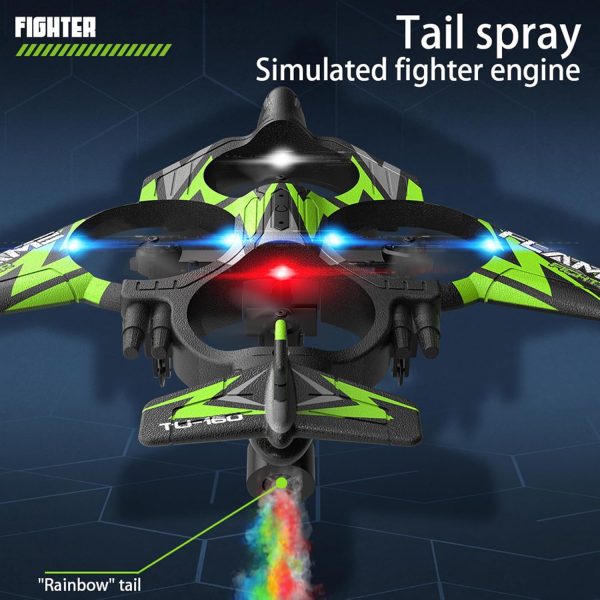 ⁦Labymos Remote Control Plane, 2.4Ghz Remote Control Foam Airplanes for Kids Boys Stunt with Gravity Sensing, LED Lights, 2 Battery⁩ - الصورة ⁦4⁩