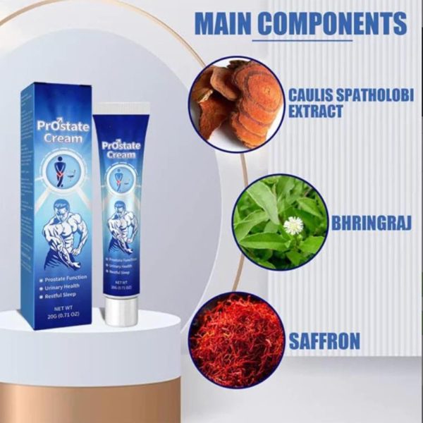 ⁦Prostate Cream, 20g Men Prostate Cream, Relieve Frequent Urination Improve Overall Prostate Health Cream For Male (3Pcs)⁩ - الصورة ⁦5⁩