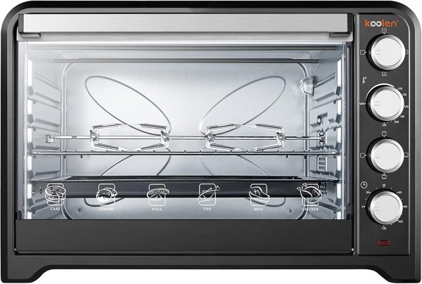 Koolen Electric Oven, 2800W, 100L Capacity, Black