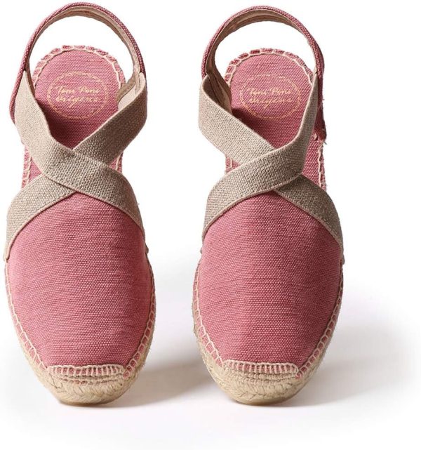 ⁦TONI PONS Women's Wedge Espadrille Sandal in Husband Blue⁩ - الصورة ⁦3⁩
