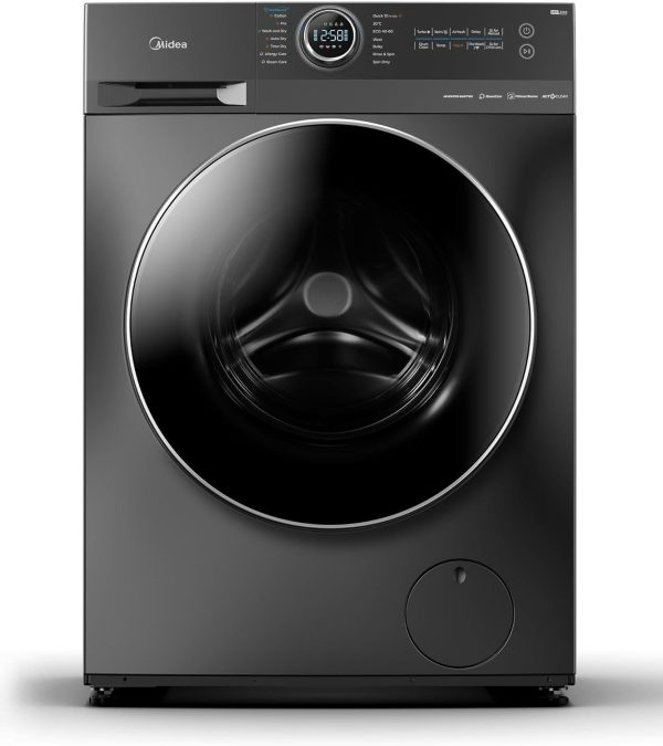 Midea Frontload Washer/Dryer, 10/7kg, 14 Programs, WiFi, Silver - MF200D100W/T-SA