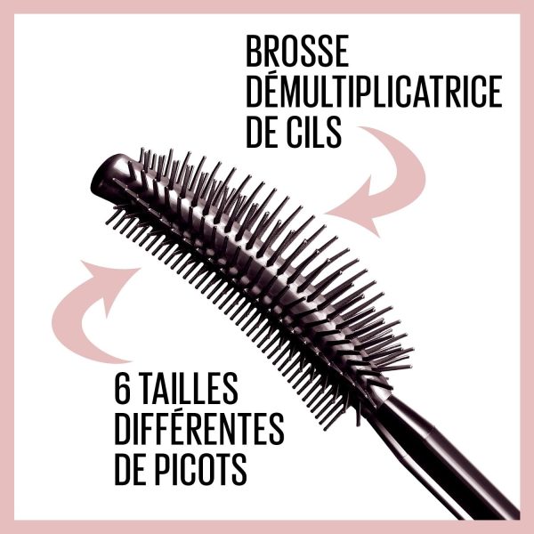 ⁦Maybelline Newyork Mascara Lash Sensational, 9.5ml|Noir Profond⁩ - الصورة ⁦3⁩