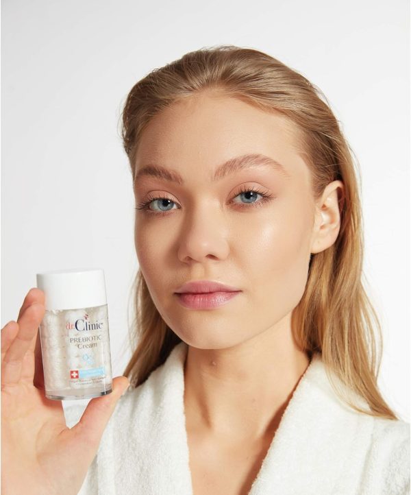 ⁦Dr.Clinic Prebiotic Extra Repair Facial Cream | Anti Aging, Youthful Skin Revitalizing Treatment | Firming, Smoothing Wrinkles & Lines 3.38 fl.Oz⁩ - الصورة ⁦2⁩