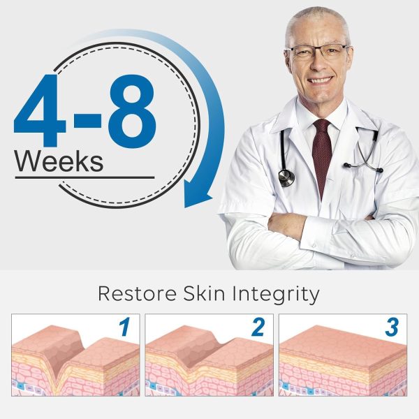 ⁦ALMEKAQUZ Silicone Scar Sheet, Scar Tape Roll (2.5CM*1.5M), Scars Hidder Strips, Professional Scar Removal Sheet for C-section, Surgery, Burns, Keloid, Acne⁩ - الصورة ⁦6⁩