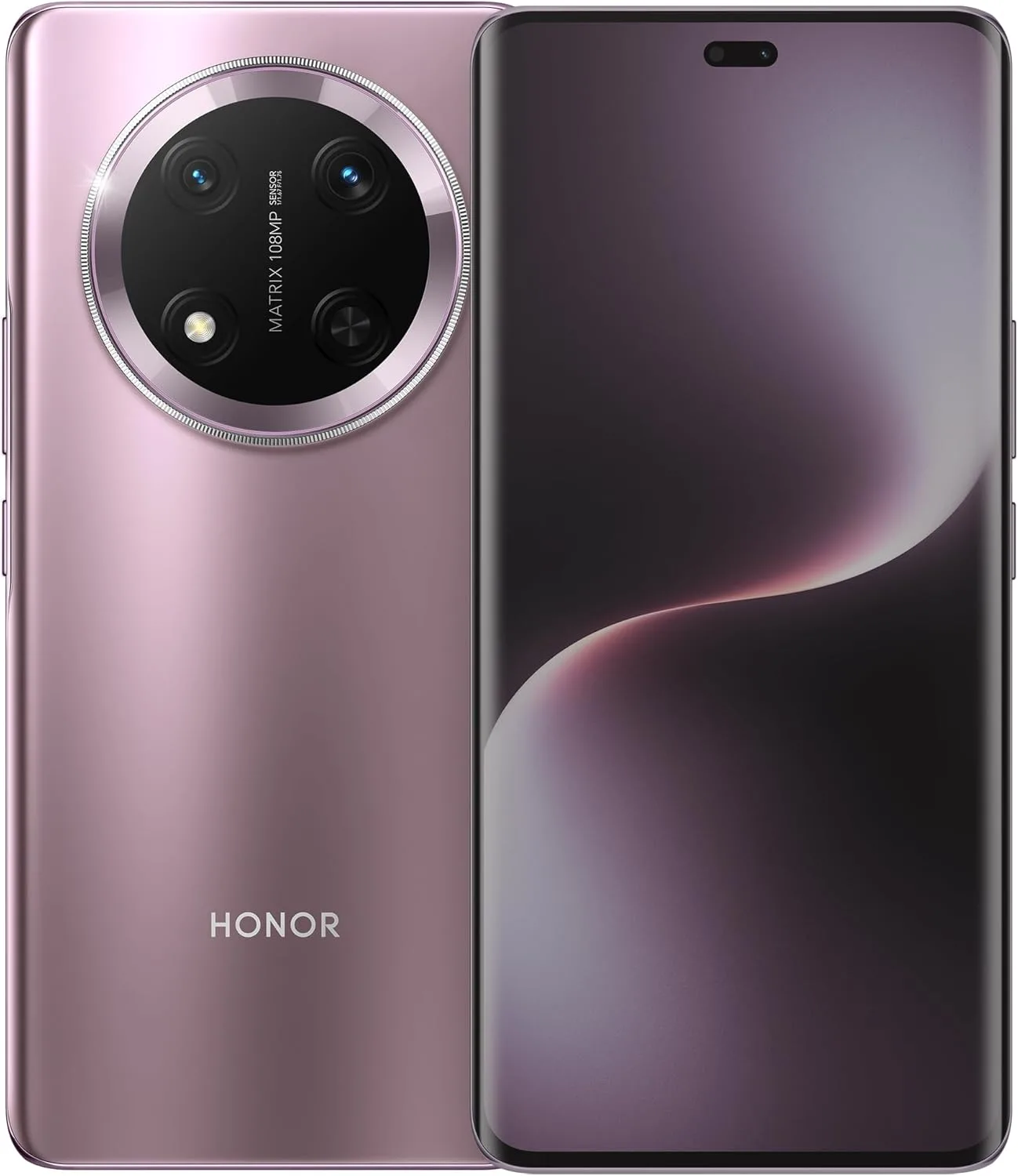 Honor Magic7 Lite DUAL-SIM 512GB ROM + 8GB RAM (GSM only | No CDMA) Factory Unlocked 5G SmartPhone (Titanium Purple) - International Version