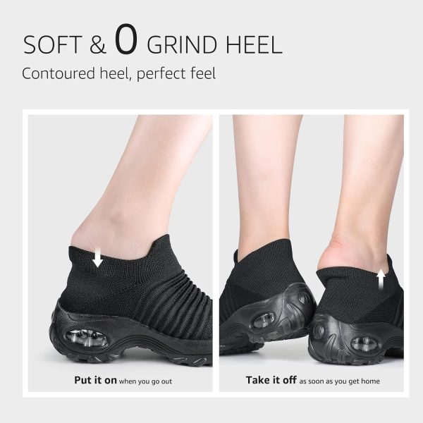 ⁦STQ Women's Running Shoes Breathable Air Cushion Sneakers⁩ - الصورة ⁦3⁩